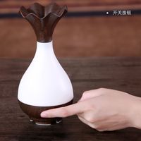 Crystal Aire Flower Dark Wooden Aroma Diffuser